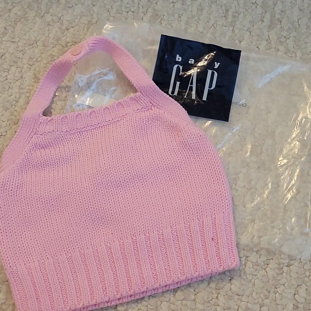 Baby GAP pink halter*6-12mo (M)